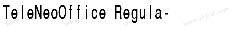 TeleNeoOffice Regula字体转换
